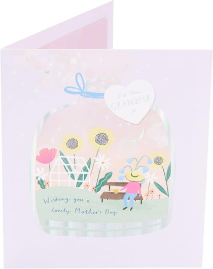 Beautiful Garden Scene Design Grandma Mother's Day Card