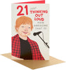 Ed Sheeran Design 21st Birthday Card