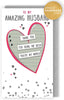 My Amazing Husband Shining Love Surprise Hand-Finished Birthday Card