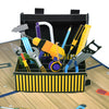 Toolbox Design Father’s Day or Birthday 3D Pop Up Greeting Card