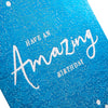 Contemporary Textured Foil Design Birthday Card