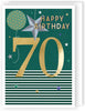 Golden Years Ahead! 70th Contemporary Birthday Card