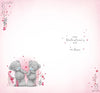 Bear Holding Up Big Heart Open Valentine's Day Card