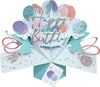 3D Pop Up  Happy Birthday To You Balloons Pop-Up Greeting Card