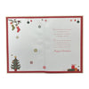 For The One I Love Gold Frame Design Christmas Card