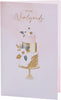 Stylish Cake Design Wedding Day Card