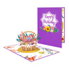 Bloom & Cheer 3D Birthday Basket Pop Up Card