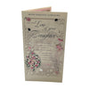On The Loss of Your Daughter Embossed Flowers Design Sympathy Opacity Card