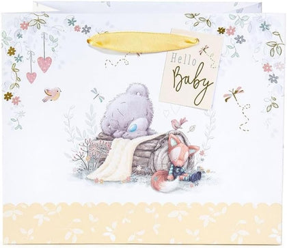 Hello Baby Me to You Bear Medium New Baby Gift Bag