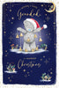 Bear With Bells Lovely Grandad Christmas Card