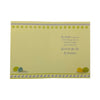 Bucket of Flowers And Eggs Design Open Easter Card