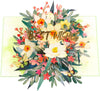 Lily Bloom Green 3D Pop Up Greeting Card