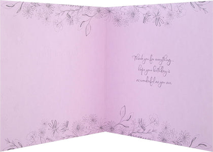 Classic Love You Design Mum Birthday Card