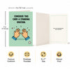 Consider This Card a Standing Ovation Well Done Open Card