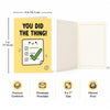 You Did the Thing Open Card