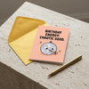 Energy Chaotic Good Design Birthday Card