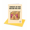 Cardbox Design for Stuff New Home Congratulations Card