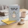 Welcome Tiny Sleep Thief New Baby Congratulations Card