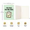 You Pass the Vibe Check Open Greeting Card