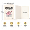 Envelope Cake Suspicious Humorous Birthday Card