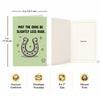 May the Odds Slightly Be Slightly Less Rude Good Luck Greeting Card