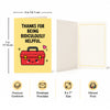 Thanks for Being Ridiculously Helpful Thank You Card