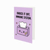 Knock It Off Immune System Get Well Soon Card
