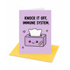 Knock It Off Immune System Get Well Soon Card