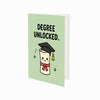 Degree Unlocked Graduation Congratulations Card
