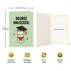 Degree Unlocked Graduation Congratulations Card