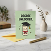 Degree Unlocked Graduation Congratulations Card