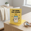 Tiny Human Hugh Opinions New Baby Congratulations Card