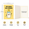 Tiny Human Hugh Opinions New Baby Congratulations Card