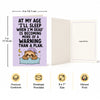 At My Age Warning Birthday Card