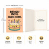 Cake Design Deluxe Chaos Birthday Card