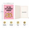 So This Got Adorably Serious Wedding Congratulations Card