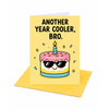Another Year Cooler Bro, Brother Birthday Card