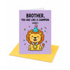 Brother You Age Like a Champion Birthday Card