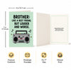 Brother Like a Best Friend But Louder Birthday Card
