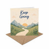 Keep Going Uplifting Progress, Perseverance Inspirational Encouragement Card