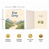 Keep Going Uplifting Progress, Perseverance Inspirational Encouragement Card