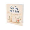 One Day at a Time Encouragement Card Recovery, Sobriety, Anxiety, Hard Times Motivational