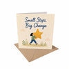 Small Steps Big Change Encouragement Card New Beginnings, Personal Growth, Motivation, Progress