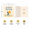 Small Steps Big Change Encouragement Card New Beginnings, Personal Growth, Motivation, Progress