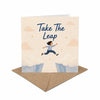 Take the Leap Encouragement Card New Job, Career Change, Fresh Start