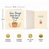 Grow Through What you Go Through Encouragement Card Personal Growth, Healing, Resilience, Hard Times