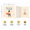 Your Courage is Showing Encouragement Card Bravery, Strength, Overcoming Fear
