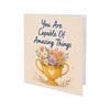 You are Capable of Amazing Things Encouragement Card Achievement, Confidence, New Job