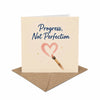 Progress Not Perfection Encouragement Card Self Compassion
