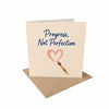 Progress Not Perfection Encouragement Card Self Compassion